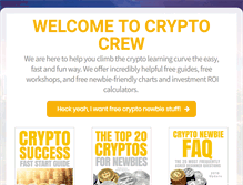 Tablet Screenshot of cryptocrew.com